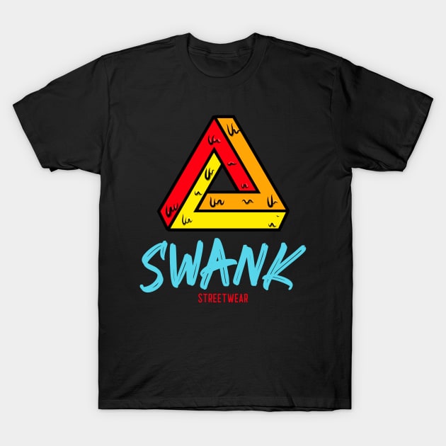 Swank Streetwear T-Shirt by Skater Nation Designs